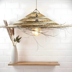 straw lamp